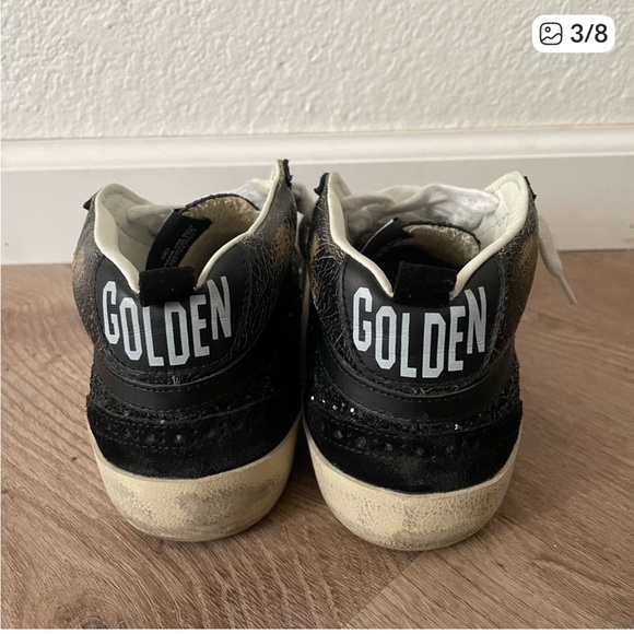 Golden Goose Midstar Sneakers - Black and Cream - Picture 6 of 8